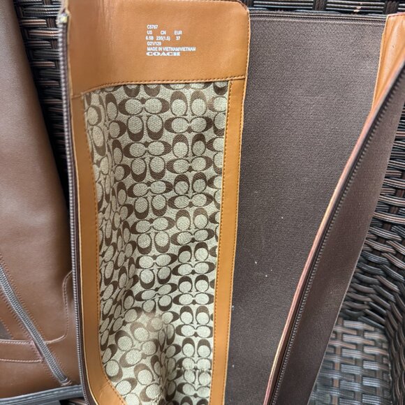 coach Fitz Riding Boot c5767 size 6.5 - Picture 7 of 9